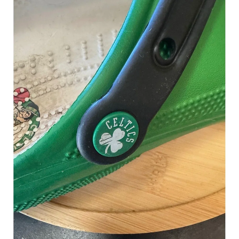 Crocs NBA Boston Celtics Clogs Men's 9‎ W 11 Green Basketball Few Scuffs